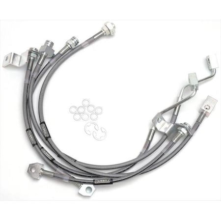Russell/Edel <p>Direct bolt-on brake hose bring the ultimate in braking performance. They improve your braking pe R62-696490